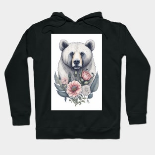 Bear Watercolor Hoodie